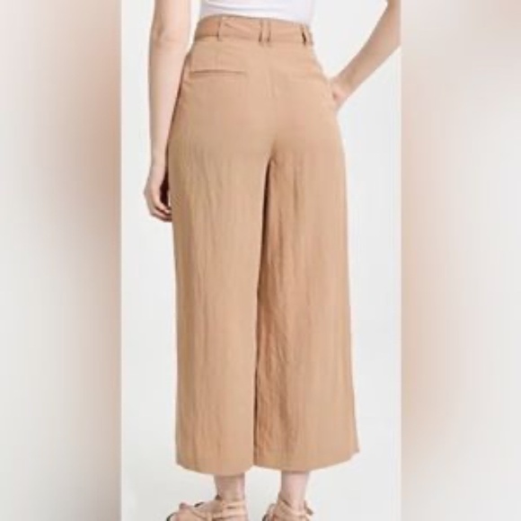 Rag & Bone Women’s Dark Khaki Ivy Culotte Cropped Pants 2 - Picture 2 of 11